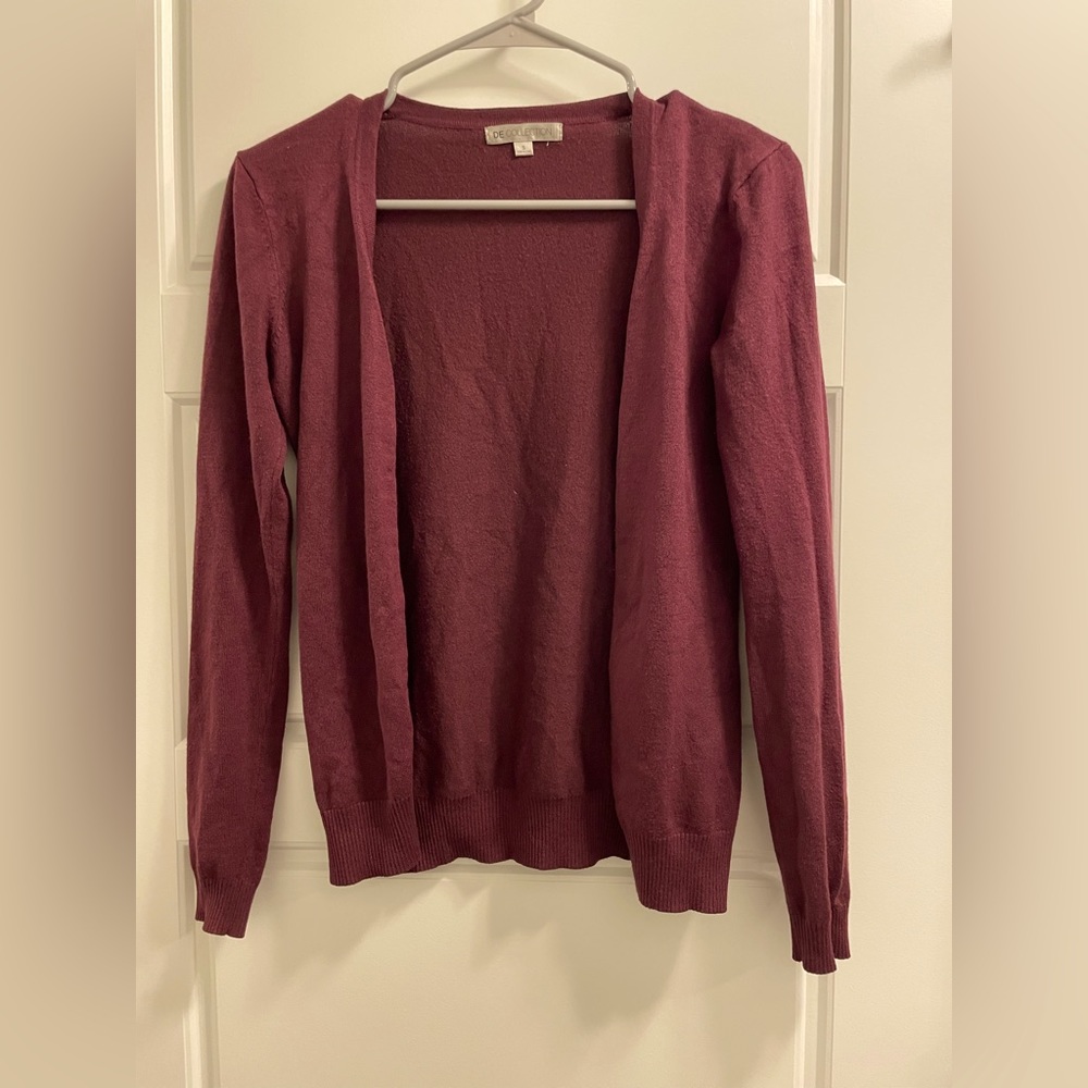 Burgundy Downeast Cardigan